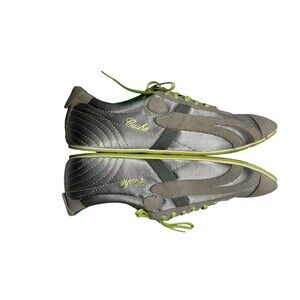 Cushe Vinyl Sleeve Light Grey UW00475 Sporty Tie Casual Sneakers Shoes Women's 9